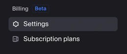 Clerk Settings: Billing (overview)