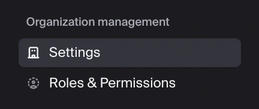 Clerk Settings: Organization management (overview)